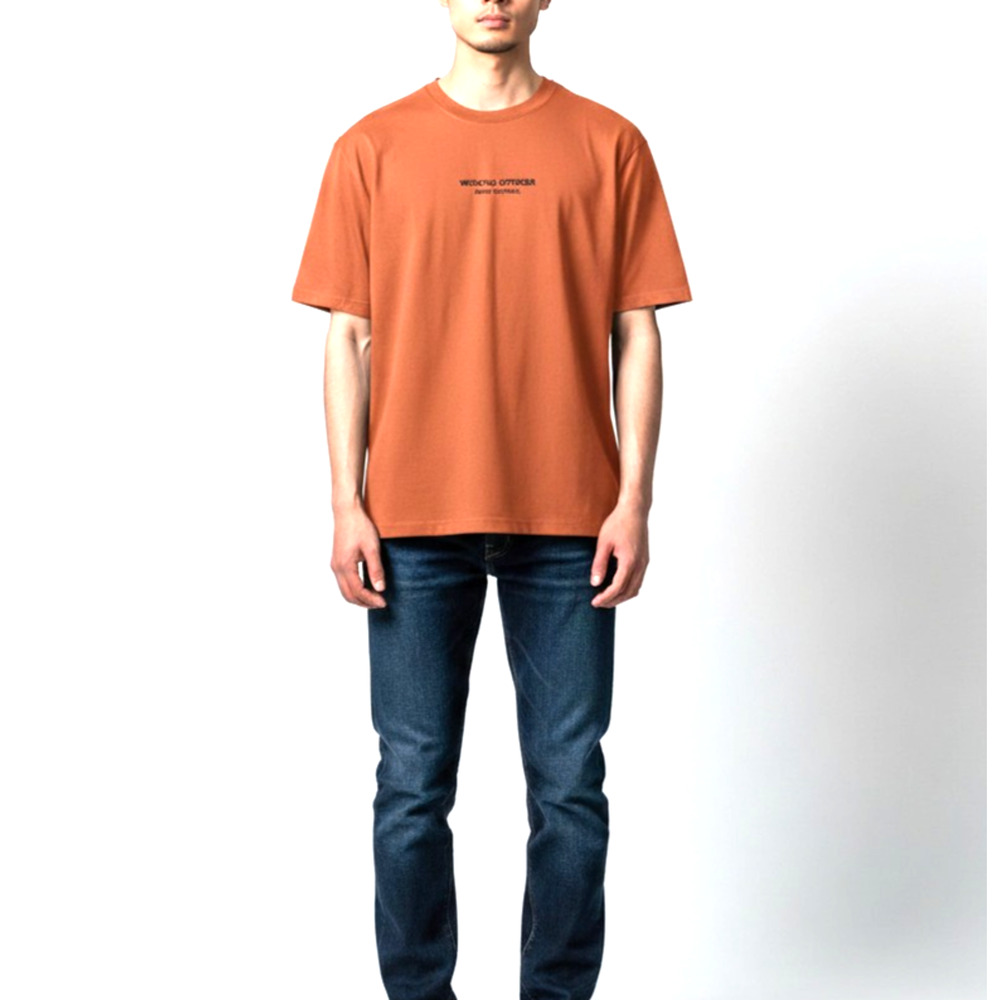 A3 New WEEKEND OFFENDER T-Shirt Casual Orange/Copper Fun Factory Size M
